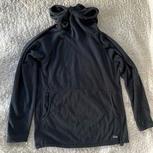 Mountain Hardware Summit Grid Tunic Hoodie - Dark Gray